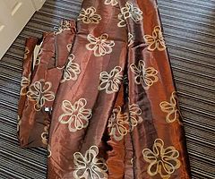 Fully lined curtains