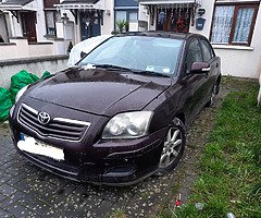 2007 Toyota avensis FOR PARTS ONLY