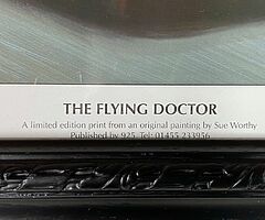 Valentino Rossi The Flying Doctor Limited Print 147 of 500 MOTOgp Joey Dunlop Isle of Man TT  WSB