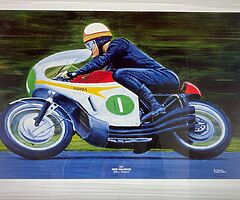 Mike Hailwood Framed Print by K. Tjassens 1967 Isle of Man TT Joey Dunlop Ulster GP TT
