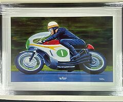 Mike Hailwood Framed Print by K. Tjassens 1967 Isle of Man TT Joey Dunlop Ulster GP TT - Image 3/4