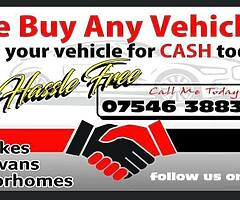 We buy any vehicles