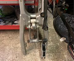 Swing Arm and Fuel Tank