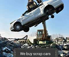 SCRAP CARS WANTED