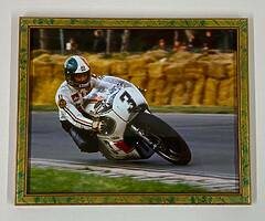Giacomo Agostini  FRAMED PRINT - Isle of Man TT Ulster Grand Prix North West 200 Joey Dunlop IOM TT