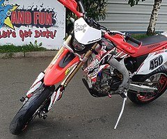 Honda crf 450 Irish reg supermoto huge speck @ muckandfun finance delivery part x