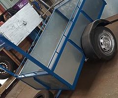 6by3.5ft steel trailer