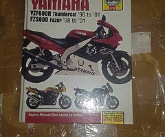 Yamaha yzf Frazer thundercat Haynes manual service book