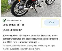 Looking for suzuki Dr 125 or gn 125 parts