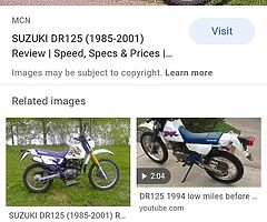 Looking for suzuki Dr 125 or gn 125 parts