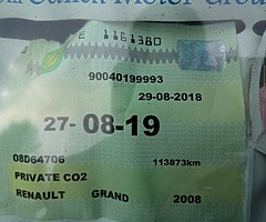 2008 grand scenic 7seats diesel Nct - Image 6/8