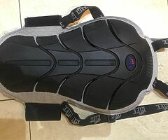 Motorcycle back protector.