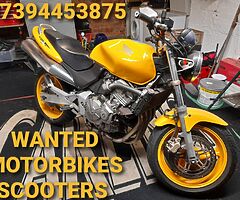 ** WANTED MOTORBIKES SCOOTERS **