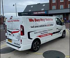 We buy any vehicles