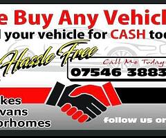 We buy any vehicles