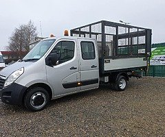 VAUXHALL MOVANO CREWCAB TIPPER WITH TAILIFT CVRT €14,950 INCL VAT - Image 5/10