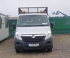 VAUXHALL MOVANO CREWCAB TIPPER WITH TAILIFT CVRT €14,950 INCL VAT