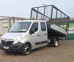 VAUXHALL MOVANO CREWCAB TIPPER WITH TAILIFT CVRT €14,950 INCL VAT - Image 3/10