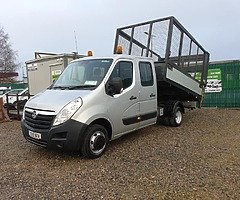 VAUXHALL MOVANO CREWCAB TIPPER WITH TAILIFT CVRT €14,950 INCL VAT - Image 9/10