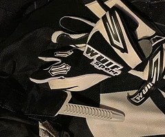 Motocross gear adult size medium and kids age 14
