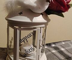 Lanterns and terracotta pots "robins appear when loved ones loved" - Image 10/10