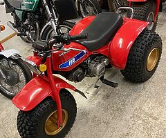 Honda trike 110cc 

Fully unrestricted road legal with v5 

Extremely good condition 
...