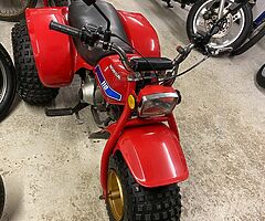 Honda trike 110cc 

Fully unrestricted road legal with v5 

Extremely good condition 
...