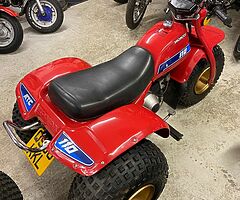 Honda trike 110cc 

Fully unrestricted road legal with v5 

Extremely good condition 
...