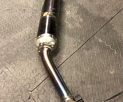 Akrapovic end can and link pipe for gsxr 1000 k3/4