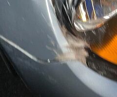 Headlight and bonnet