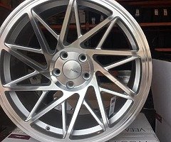 19” VEEMANN ALLOY WHEELS AND TYRES  5x112 AUDI VW MERC SEAT ETC - Image 4/8