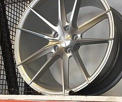 19” VEEMANN ALLOY WHEELS AND TYRES  5x112 AUDI VW MERC SEAT ETC - Image 5/8