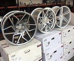 19” VEEMANN ALLOY WHEELS AND TYRES  5x112 AUDI VW MERC SEAT ETC - Image 7/8