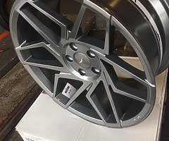 19” VEEMANN ALLOY WHEELS AND TYRES  5x112 AUDI VW MERC SEAT ETC - Image 8/8