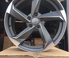 18” VW VANCOUVER JURVA ALLOY WHEELS AND TYRES GOLF PASSAT AUDI SEAT SKODA - Image 3/7