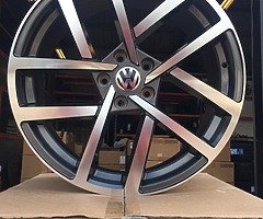 18” VW VANCOUVER JURVA ALLOY WHEELS AND TYRES GOLF PASSAT AUDI SEAT SKODA - Image 4/7