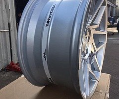 9.5 x19 VEEMANN VFS27R ALLOY WHEELS AND TYRES 5x112 FITMENT
