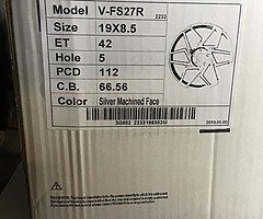 9.5 x19 VEEMANN VFS27R ALLOY WHEELS AND TYRES 5x112 FITMENT - Image 3/7