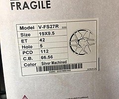 9.5 x19 VEEMANN VFS27R ALLOY WHEELS AND TYRES 5x112 FITMENT - Image 5/7