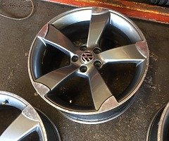 SINGLE 19” TTRS  ALLOY WHEEL SINGLE 5x112 et42 ,