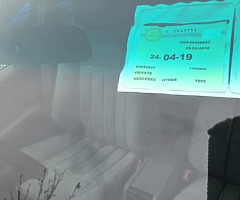 1995 Merc W124 series taxed and tested