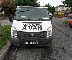 Manvwith a van blessington available
