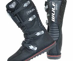Wulfsport trials/mx boots size 9