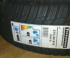 Brand new tyres