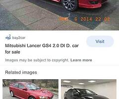 Anyone breaking a gs4 lancer