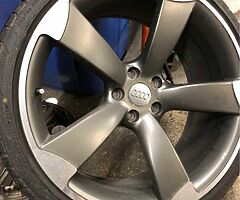 20” TTRS CONCAVE GUNMETAL A4 A6 A5 A7 good tyres 07880705574