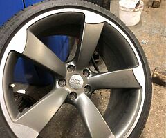 20” TTRS CONCAVE GUNMETAL A4 A6 A5 A7 good tyres 07880705574 - Image 3/8