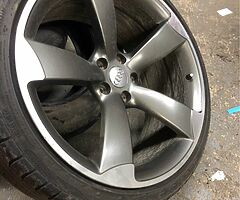 20” TTRS CONCAVE GUNMETAL A4 A6 A5 A7 good tyres 07880705574 - Image 4/8