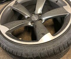 20” TTRS CONCAVE GUNMETAL A4 A6 A5 A7 good tyres 07880705574 - Image 5/8