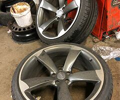 20” TTRS CONCAVE GUNMETAL A4 A6 A5 A7 good tyres 07880705574 - Image 7/8